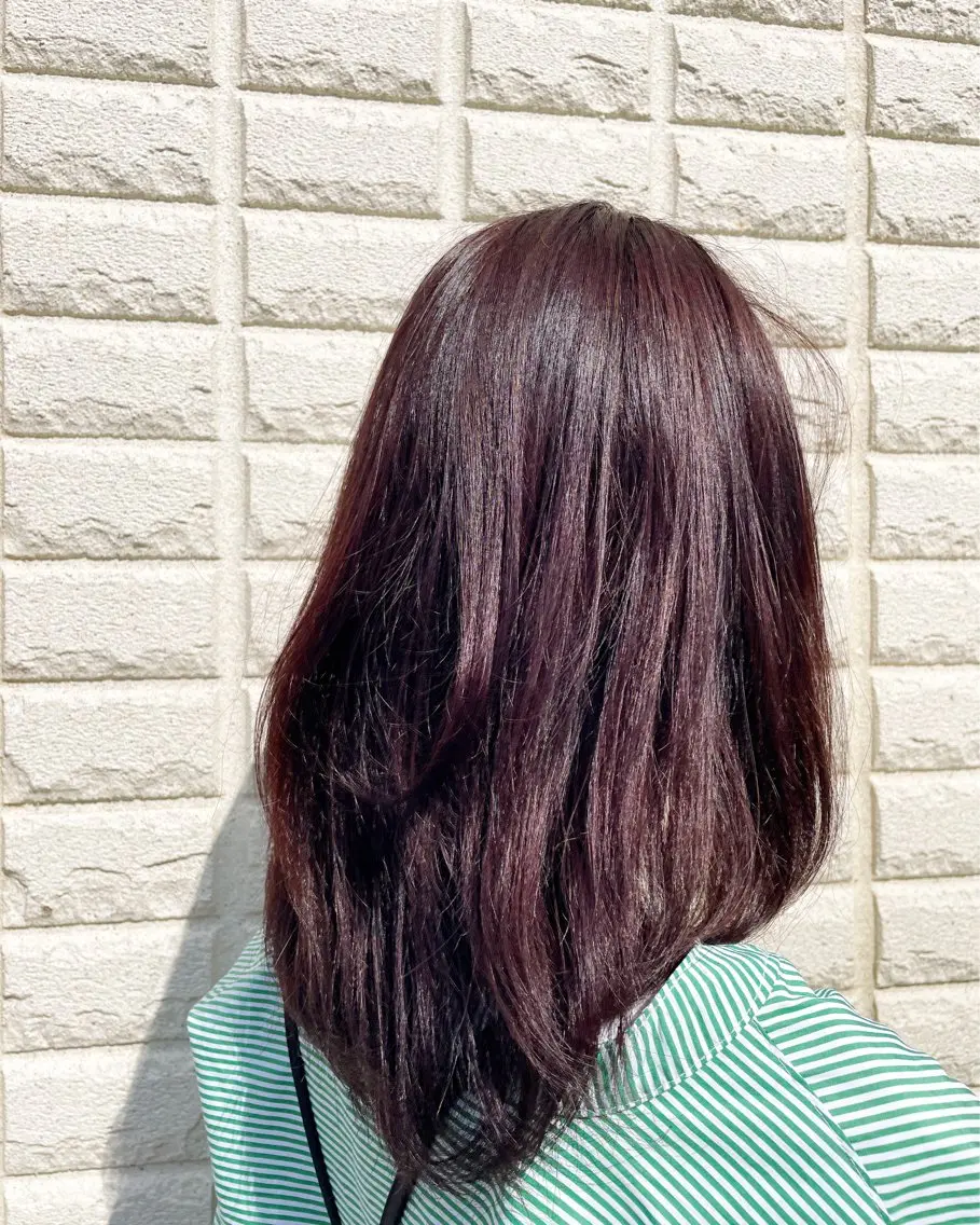 ロング カラー 大塚 しおりのヘアスタイル