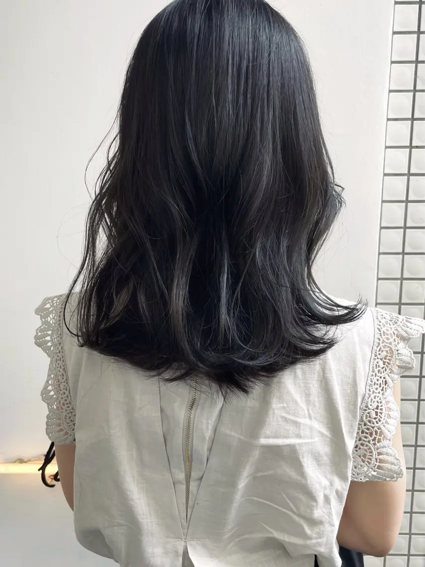 ミディアム カラー Large 都筑雅人のヘアスタイル