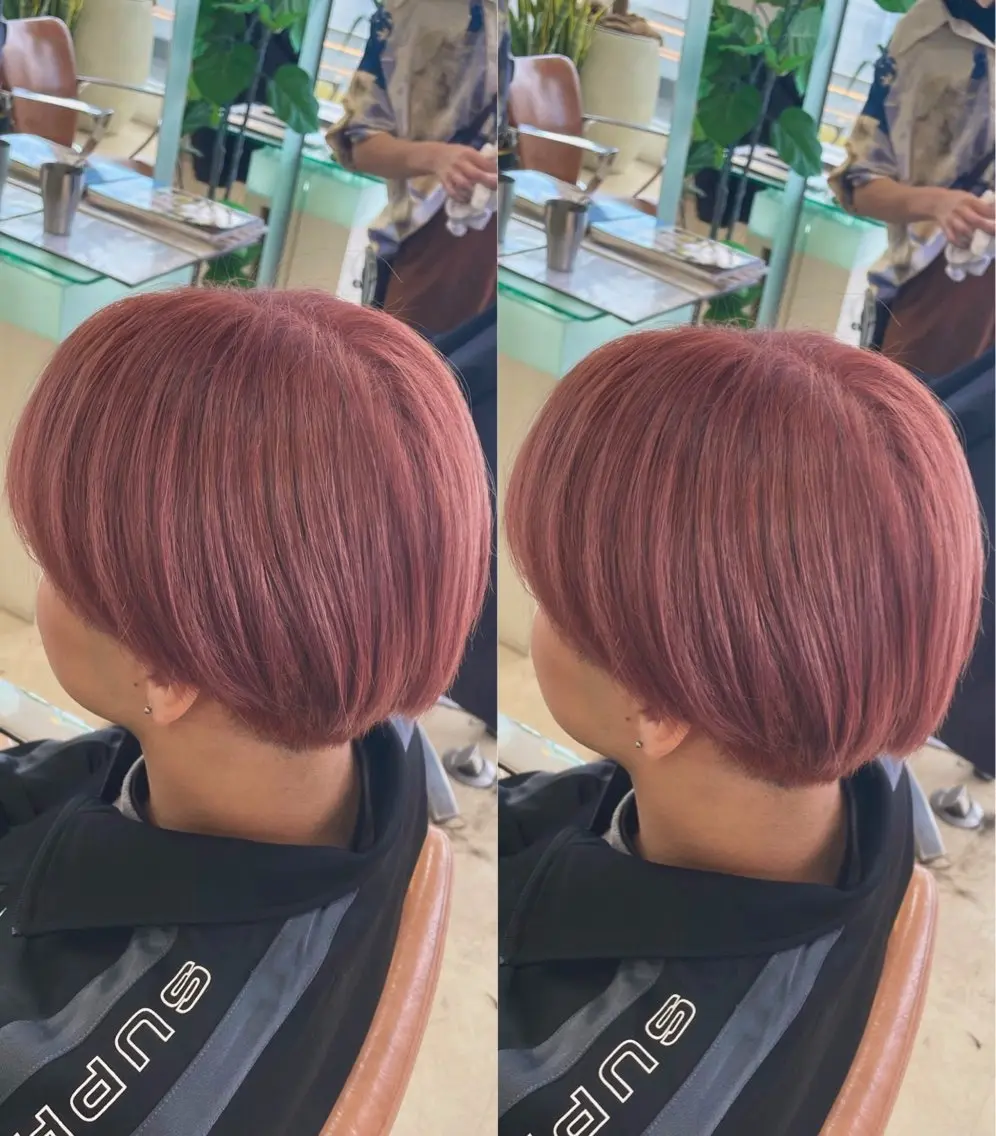 ショート カラー メンズ カット ヘアカラー トリートメント chic channel伊藤のヘアスタイル