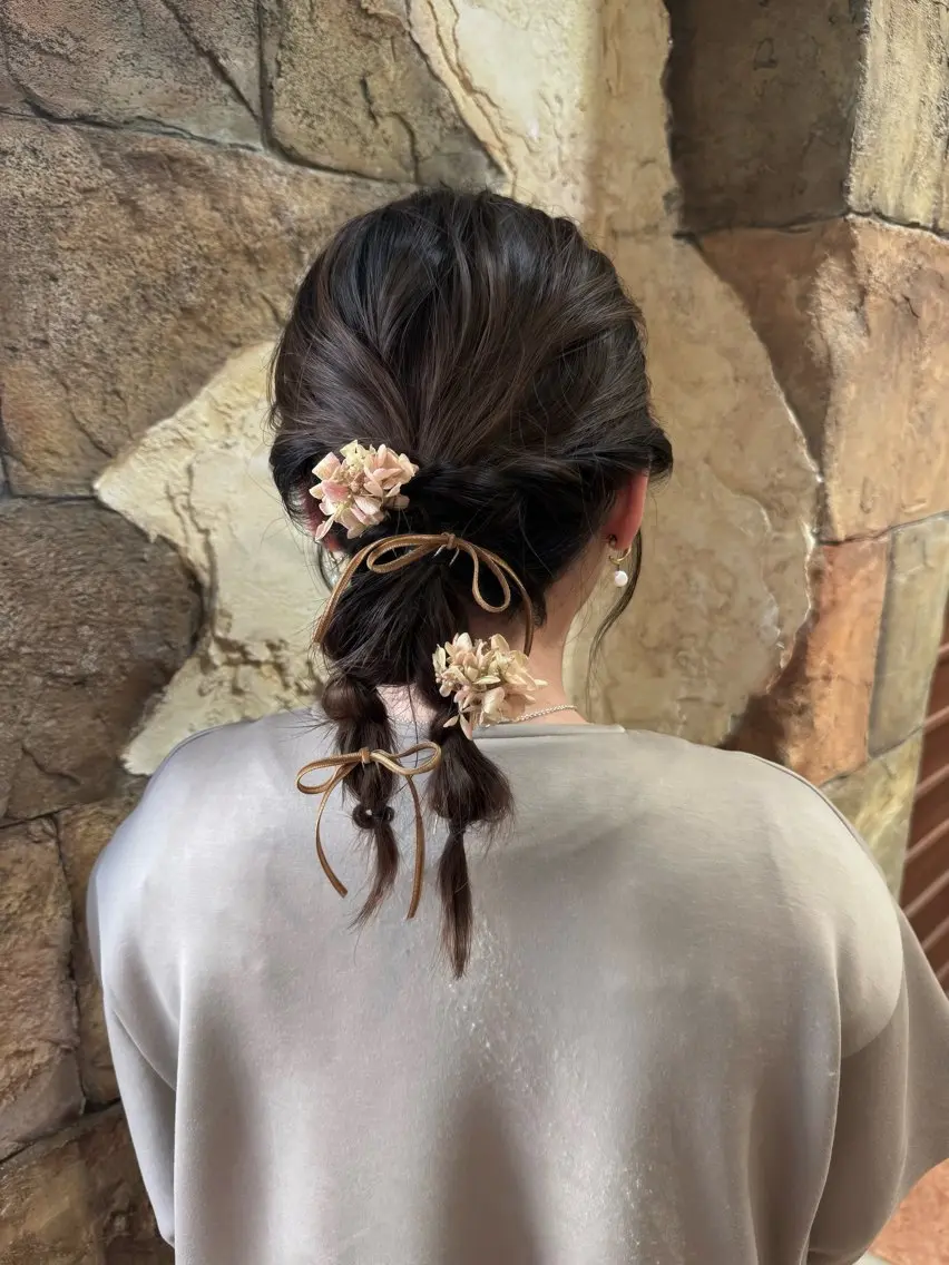 ミディアム CREDGARDEN 入江 遥香のヘアスタイル