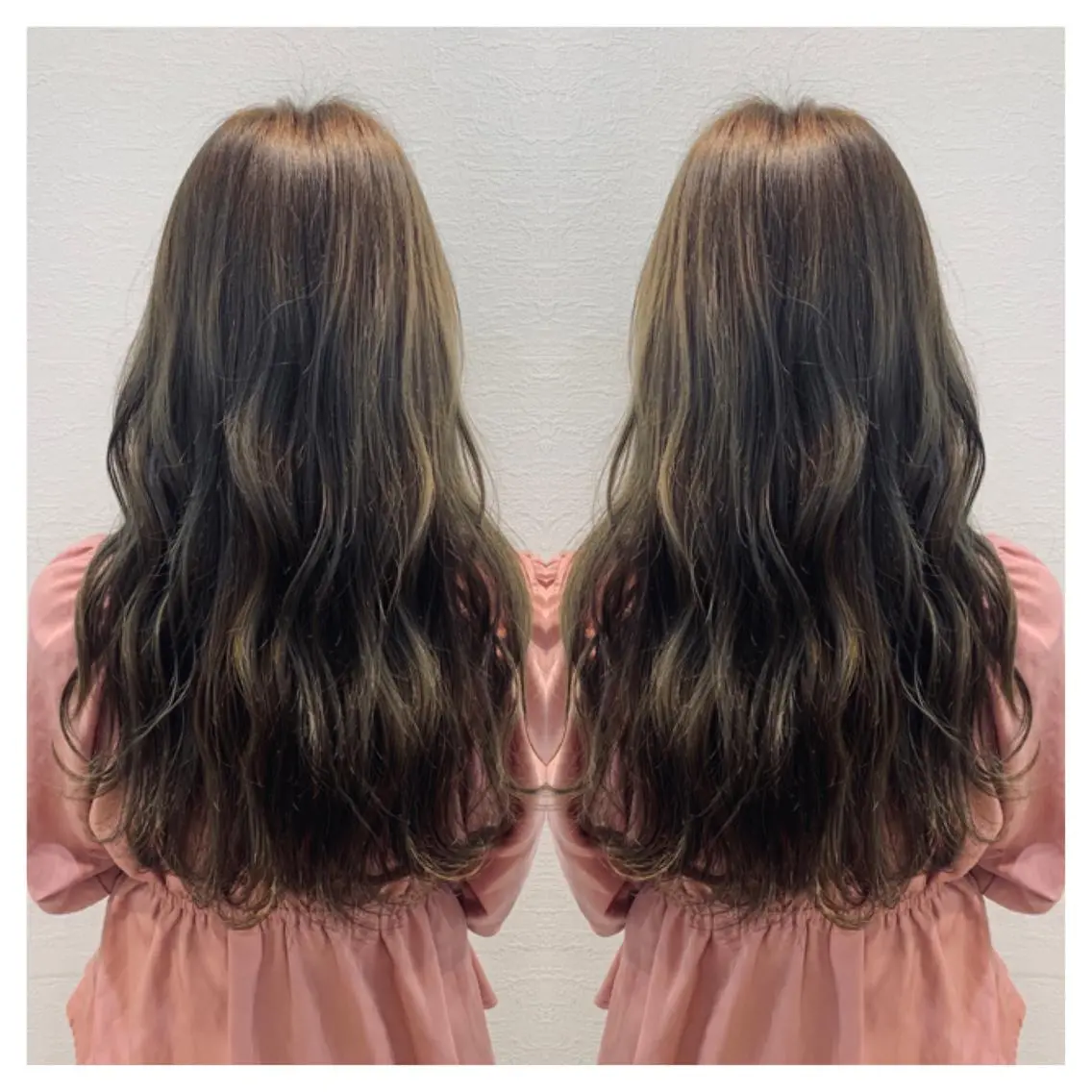 ロング カラー カット ヘアカラー トリートメント 村山 茉衣のヘアスタイル