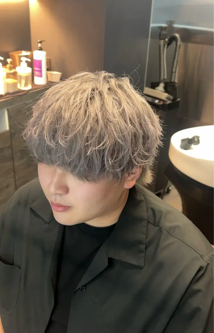 カラー メンズ ヘアカラー 【札幌メンズ特化】 つばさ🔥のヘアスタイル