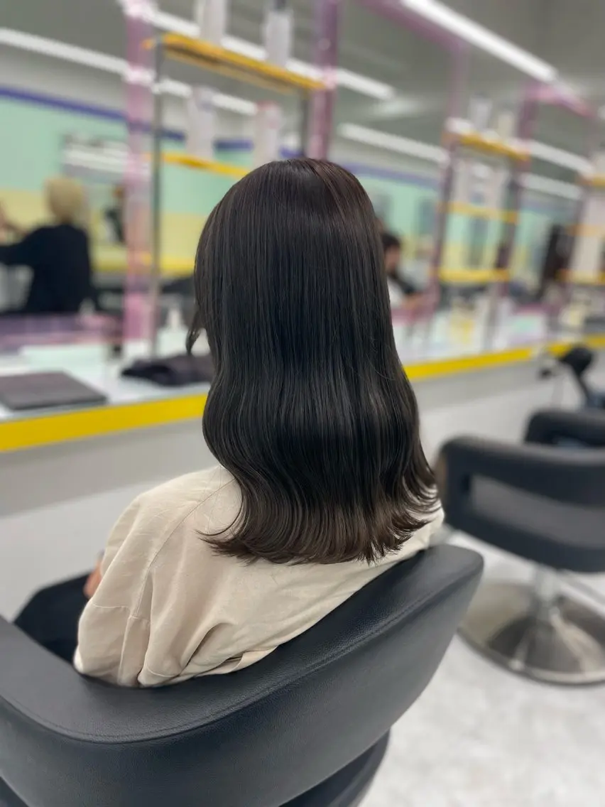 セミロング カラー ヘアアレンジ カット ヘアカラー トリートメント 【透明感×レイヤー】 🍃RIKU🍃のヘアスタイル