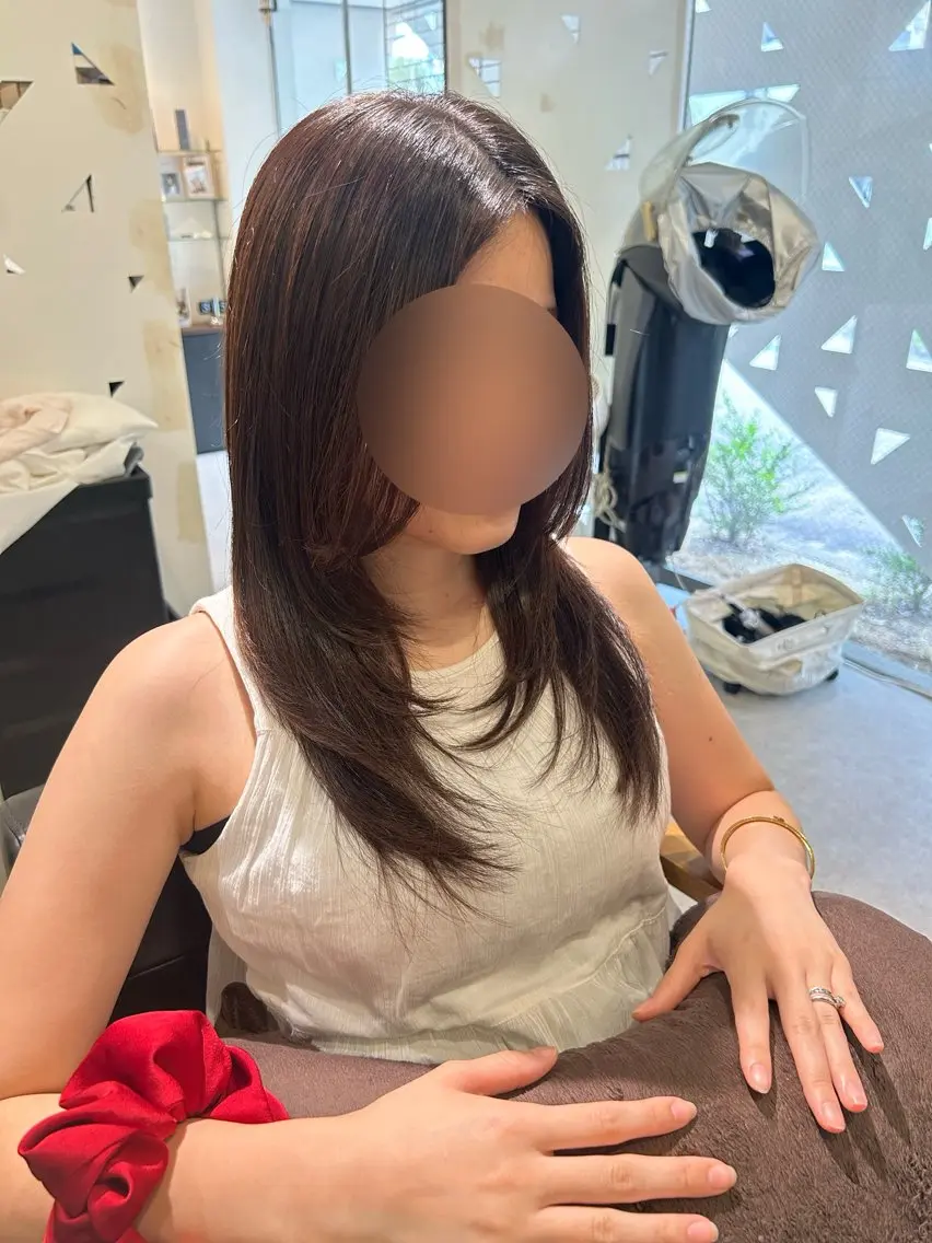 ロング 江川 輝星のヘアスタイル