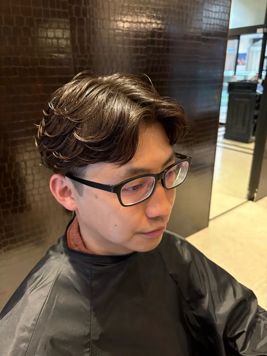 パーマ メンズ カット パーマ 清水 men'sパーマ特化のヘアスタイル