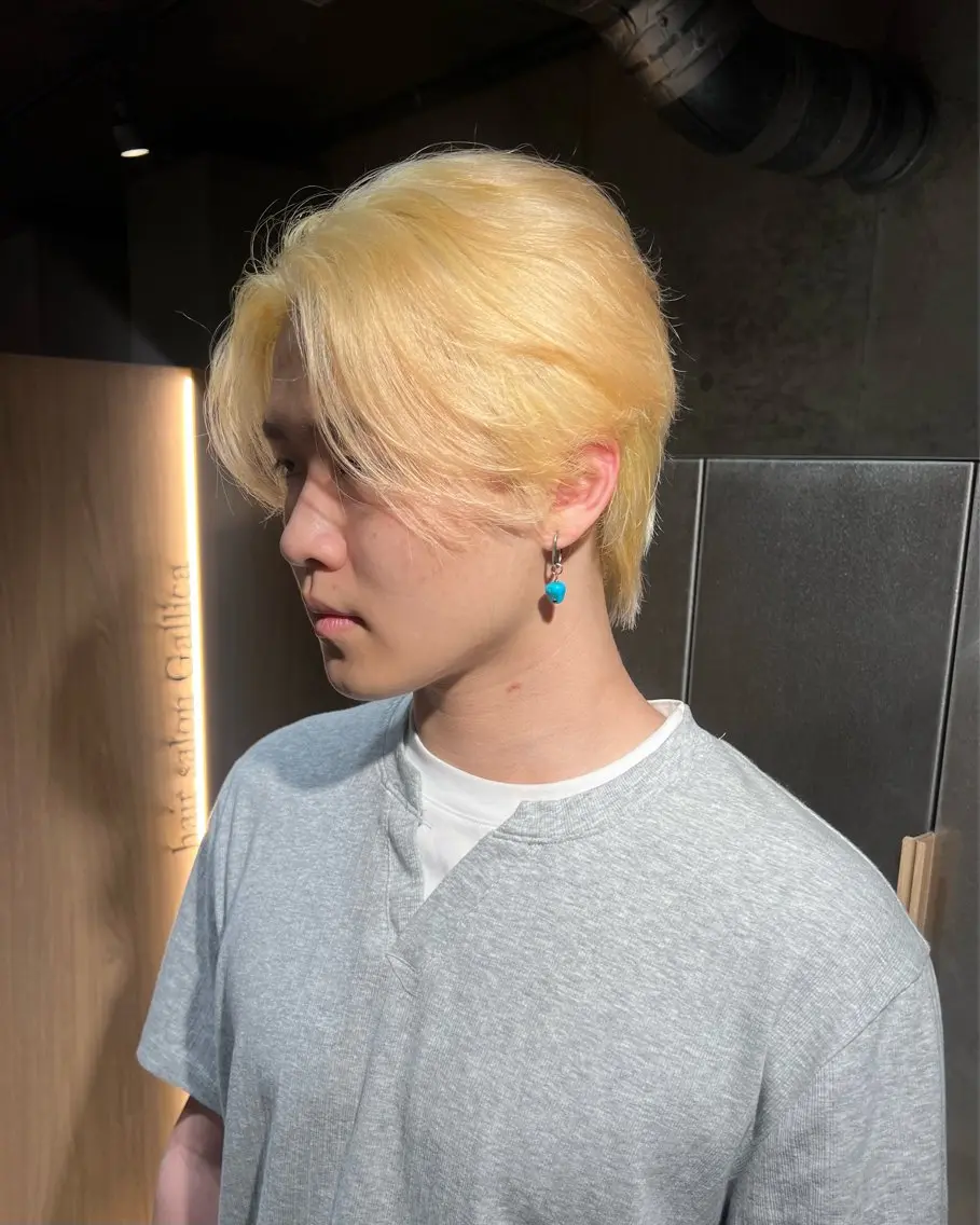 メンズ ヘアカラー トリートメント ヘッドスパ ブリーチ/ブラウン 🤎MIREのヘアスタイル