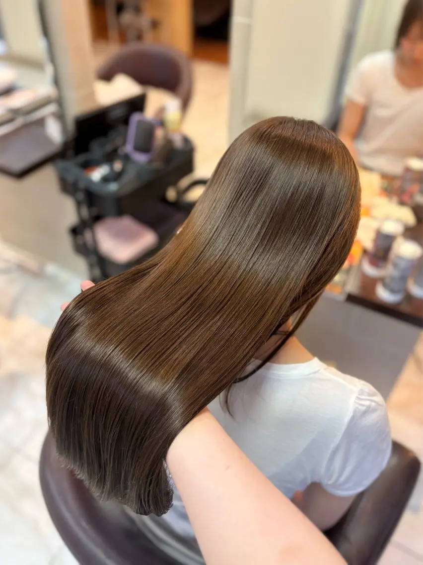 ロング カラー カット ヘアカラー トリートメント 🎀透明感カラー 🎀ナズナのヘアスタイル