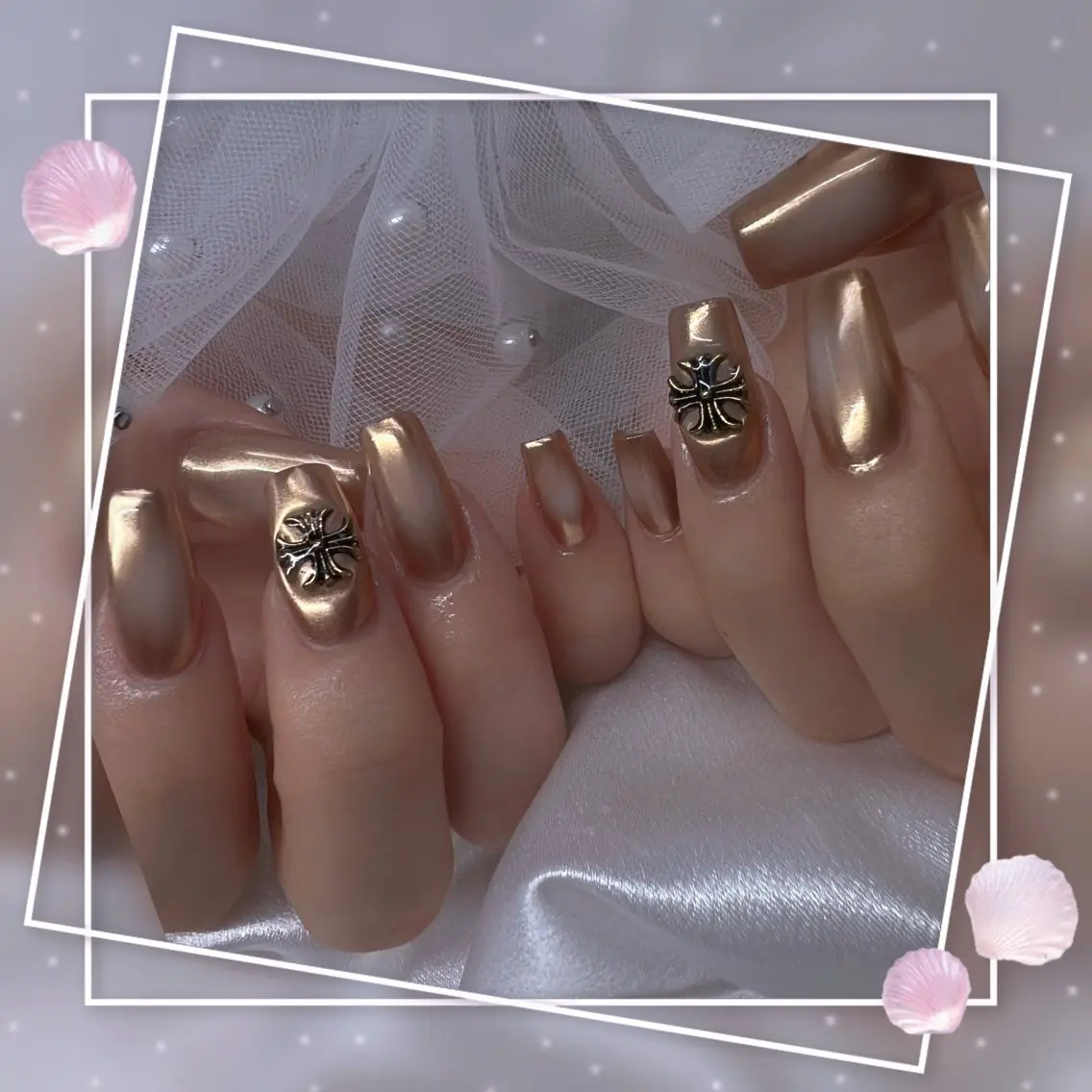 ネイル チークネイル ガーリー グラデーション マグネットネイル ピンク ハンドネイル ハンドケア Chill Nailsalonのネイルデザイン