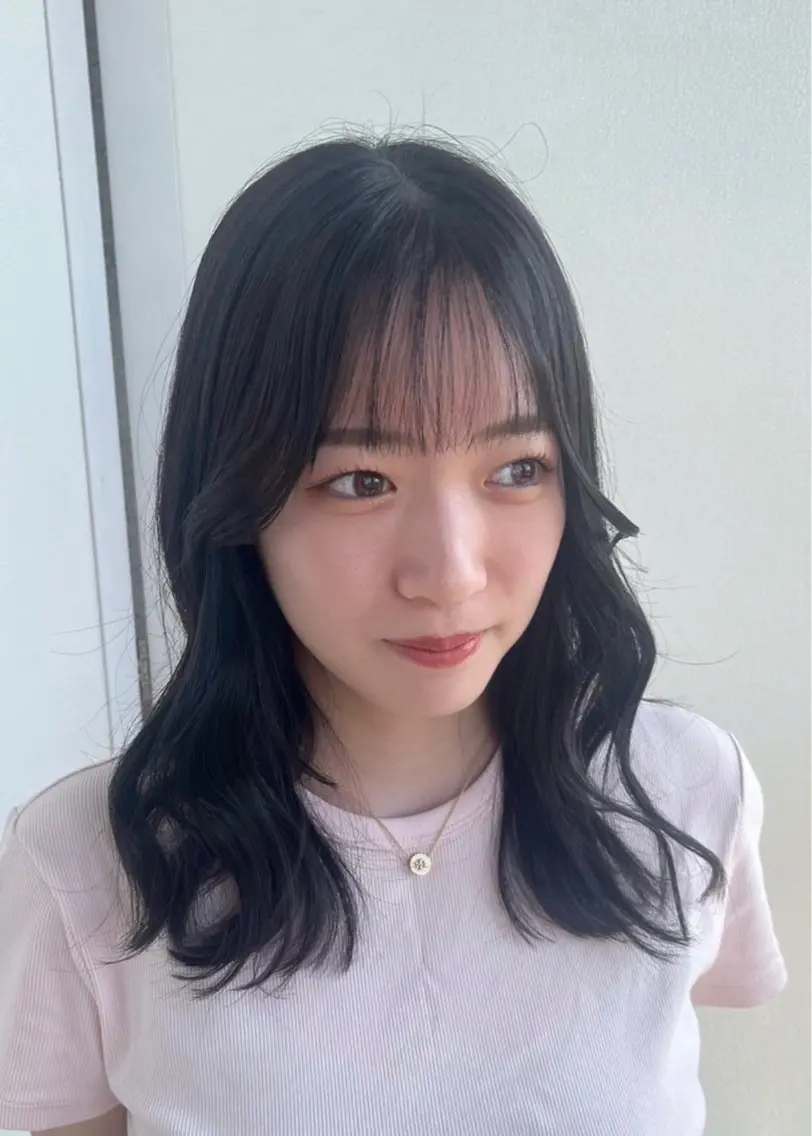カラー 透明感カラー reúna rikoのヘアスタイル