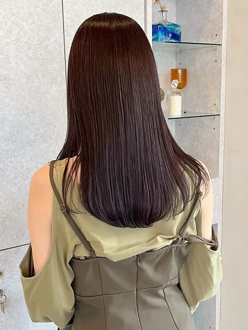 透明感ワンカラー＋aujua5ステップトリートメント🐏の写真