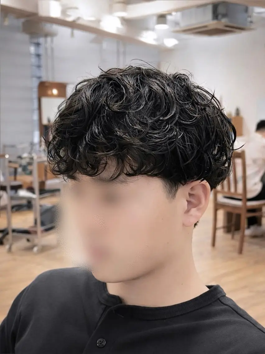 ショート パーマ メンズ メンズパーマ カット パーマ Koki/ メンズヘア特化のヘアスタイル