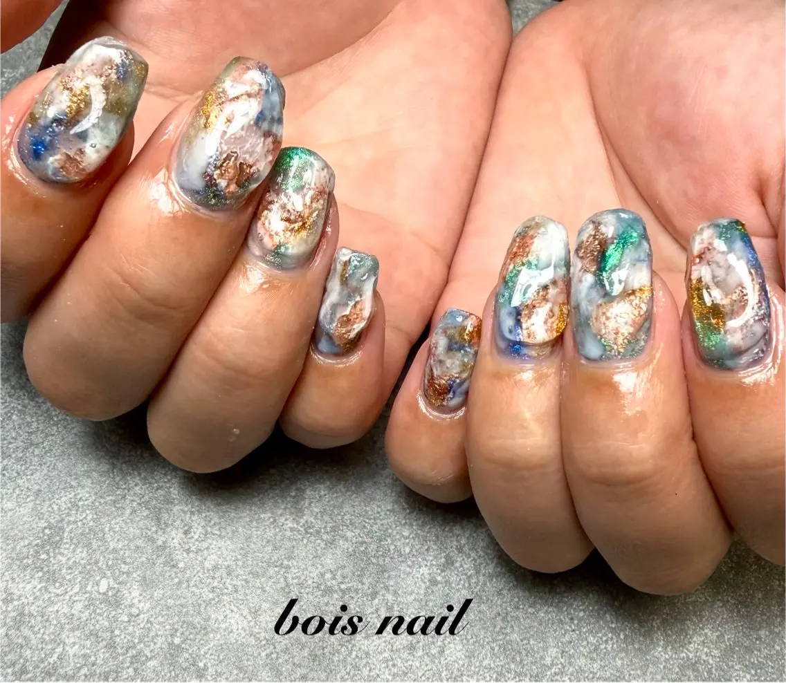 ネイル ハンドネイル bois nail ボワネイル北巽のネイルデザイン