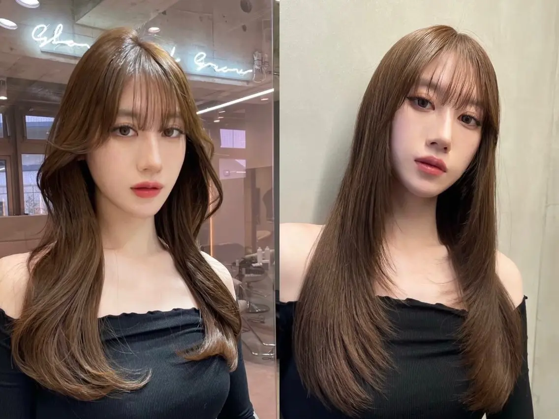 ロング カット トリートメント ヘアセット 大宮縮毛矯正🩵 レイヤー 佐藤和のヘアスタイル