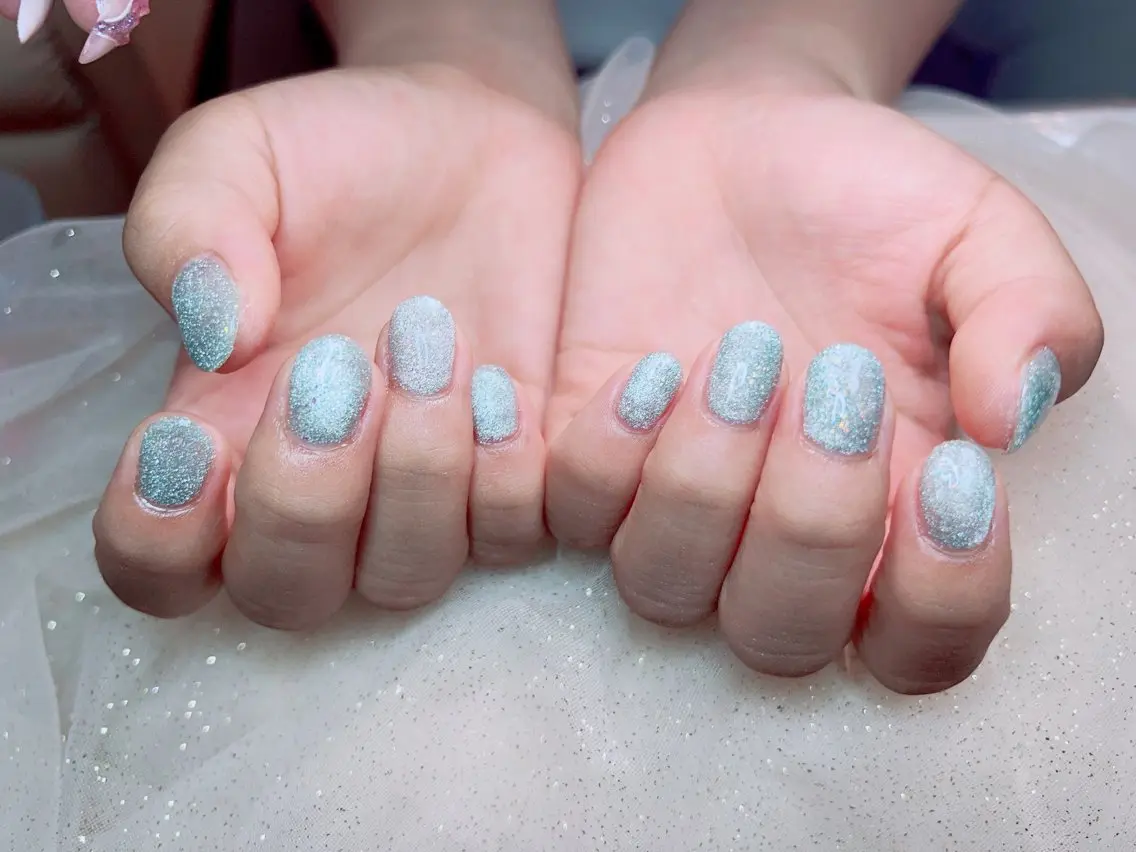 ショート カラー ネイル Mika nail salon 鶯谷のネイルデザイン