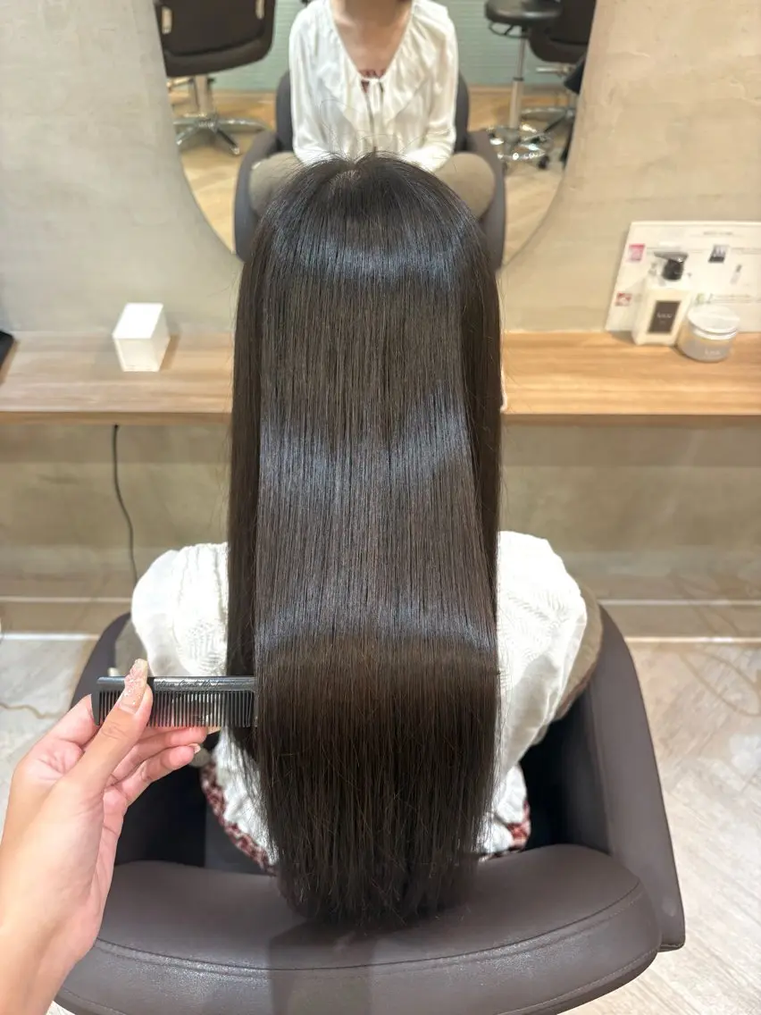 ロング カット ヘアカラー トリートメント 🫧Lien mizuki 🫧のヘアスタイル
