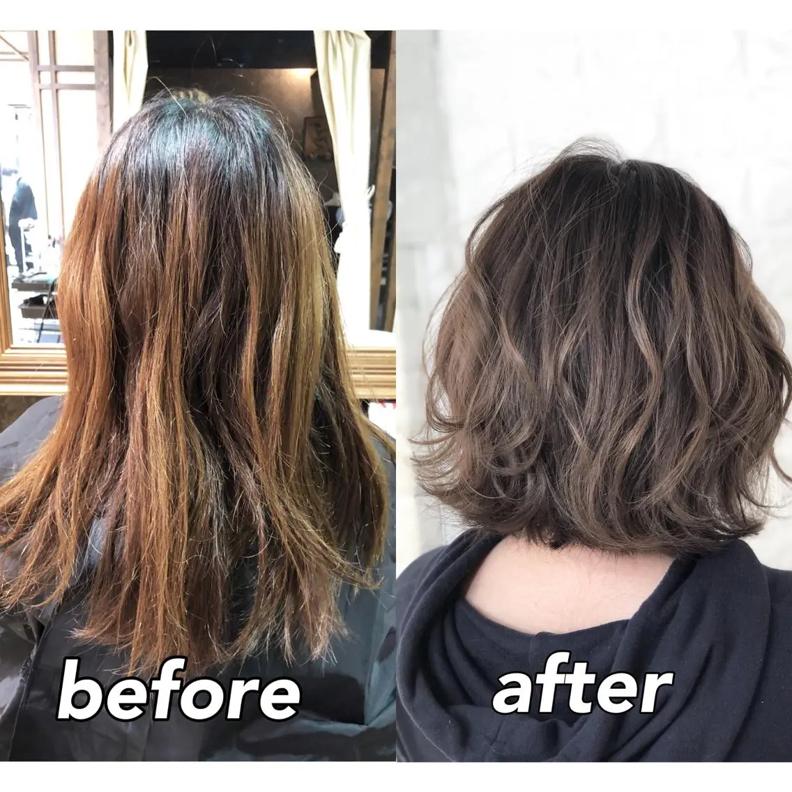 ショート カラー 透明感カラー グレージュ 髪質改善特化KIZU /艶髪研究(京都)のヘアスタイル