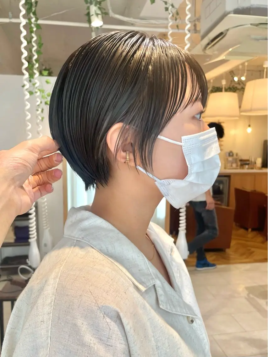 ショート カラー くがれいじ 梅田/ショート/ボブのヘアスタイル