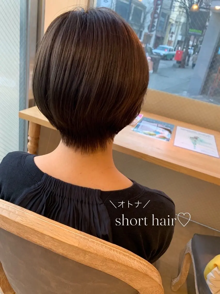ショート ショートヘア 博多駅筑紫口徒歩5分 ／ミニモ🈹あり♡のヘアスタイル
