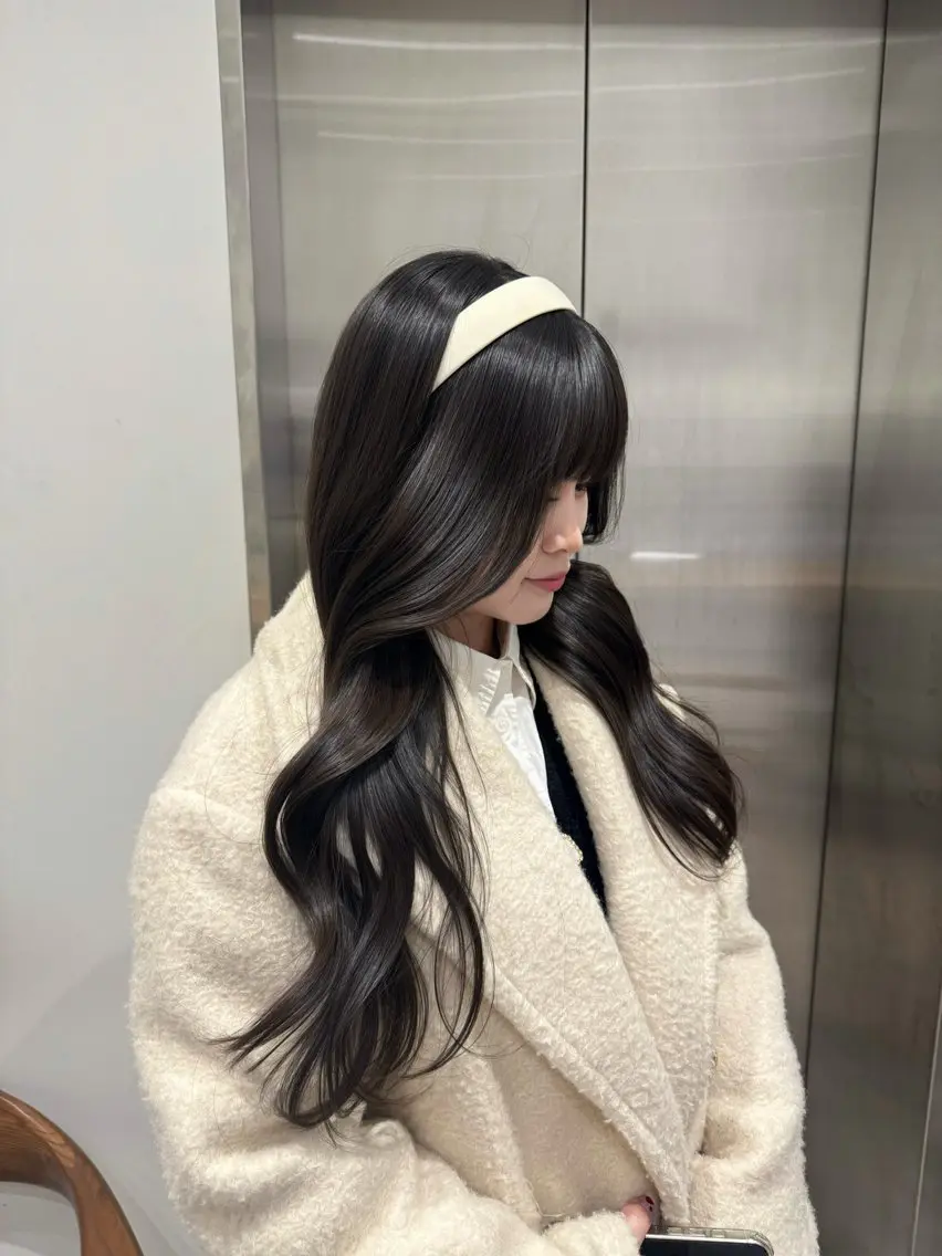 ロング カラー ロング カット ヘアカラー トリートメント 艶髪ハイトーン💎 Rukumoのヘアスタイル