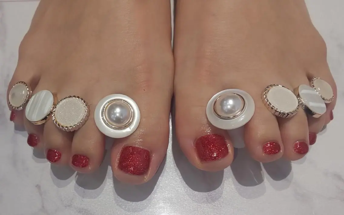ネイル フットネイル felicita fumi🩷のネイルデザイン