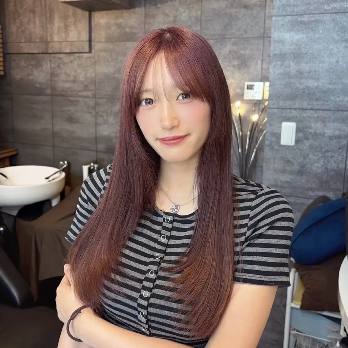 ロング カラー ヘアカラー トリートメント ブリーチ💕カット 💕みゆう💕大宮のヘアスタイル