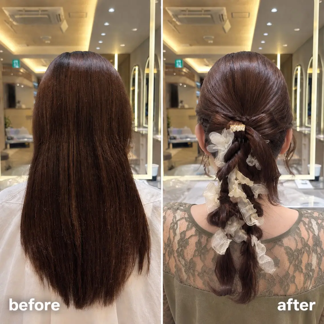 ヘアアレンジ ヘアセット 可愛い製造機🎀 ヘアメイクMoriのヘアスタイル