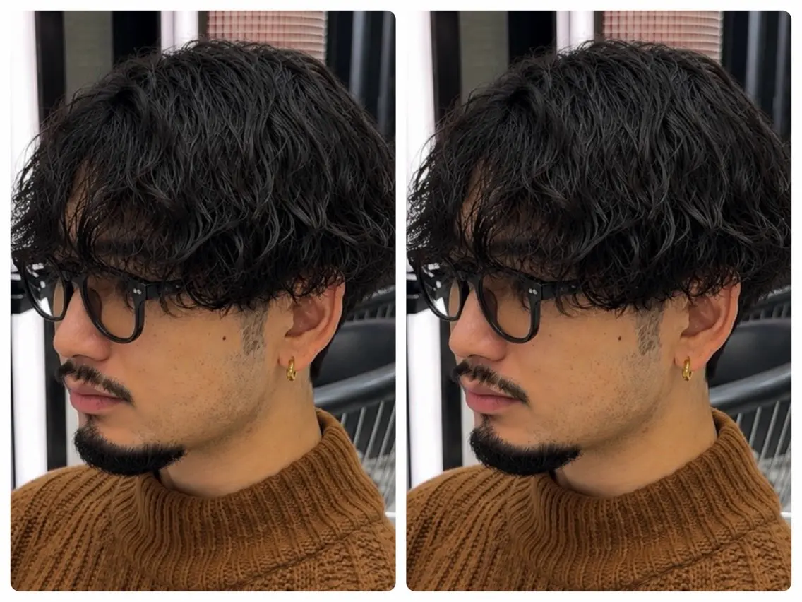 ショート メンズ メンズパーマ 波巻きパーマ カット パーマ トリートメント 💈メンズ特化/ パーマ特化ren✂️のヘアスタイル