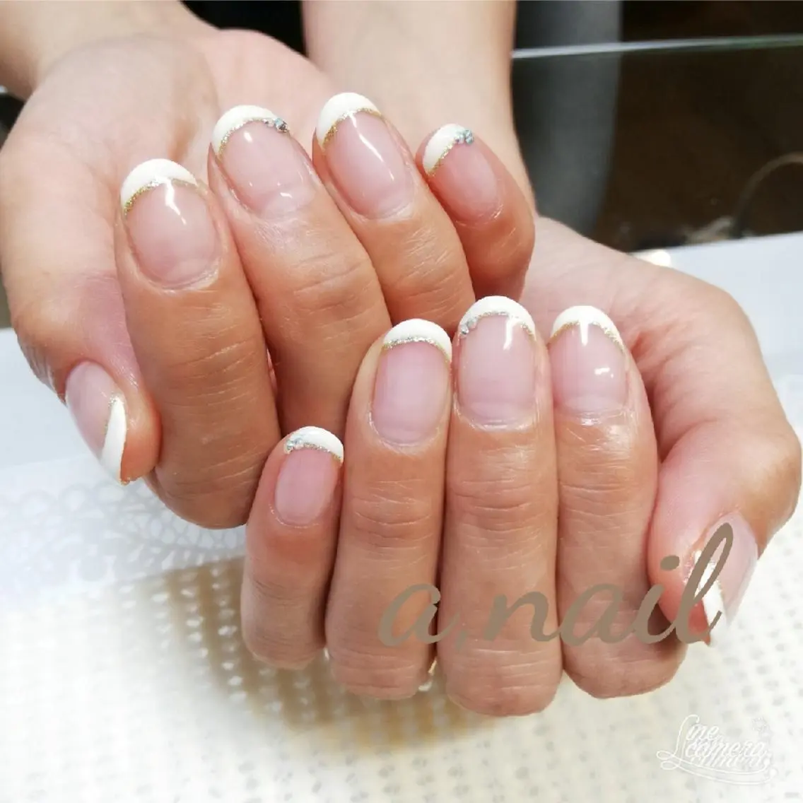 ネイル フレンチネイル ハンドネイル ネイルサロン エーネイルのネイルデザイン