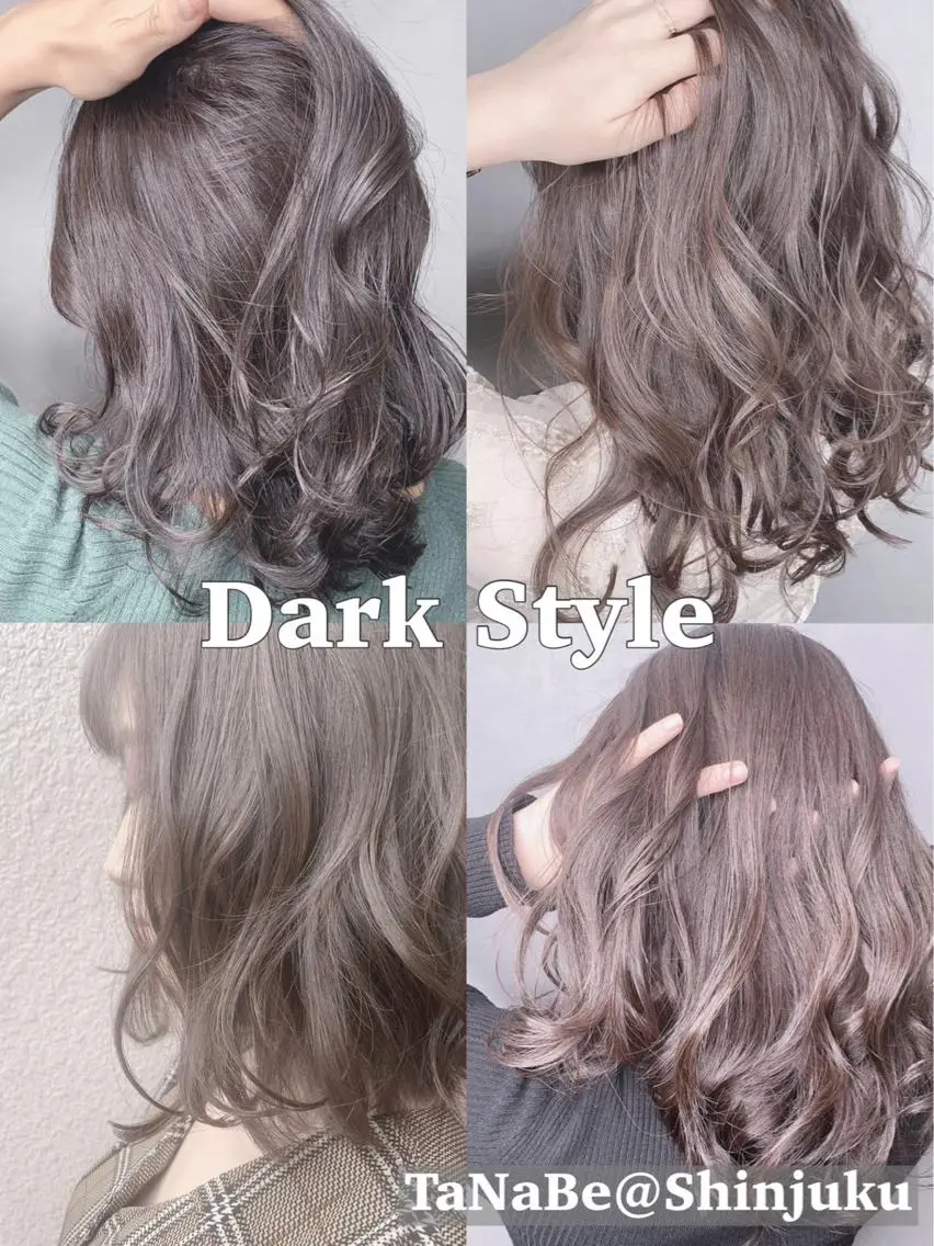 外国人風カラー（イルミナ･アディクシー）【ブリーチなしで叶える♥グレージュ アッシュ ピンク ラベンダー オリーブ.♪】の写真