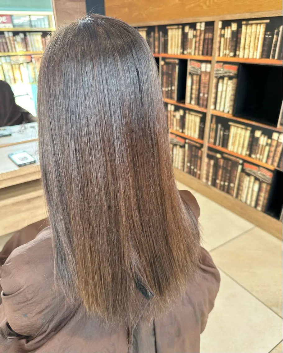 ミディアム 縮毛矯正 EARTH 市ヶ谷店 /  松井のヘアスタイル