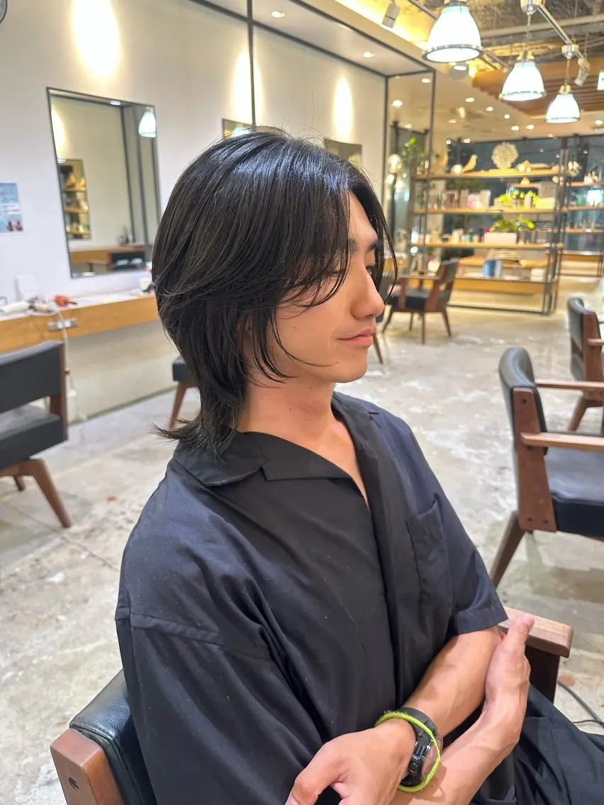 ミディアム メンズ レイヤーカット カット AIRI 🐈⬛のヘアスタイル