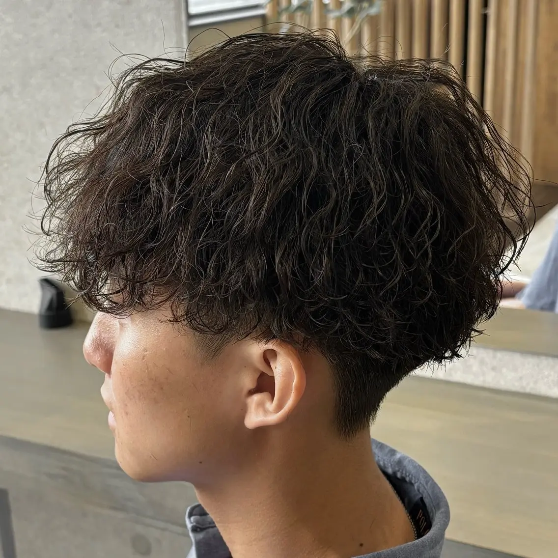 パーマ メンズ カット パーマ 泉 / メンズパーマ /毛流れ特化のヘアスタイル