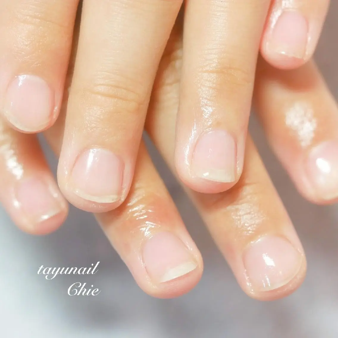 ネイル ブルー ジェルネイル パラジェル ネイルサロン 【たゆnail】のネイルデザイン