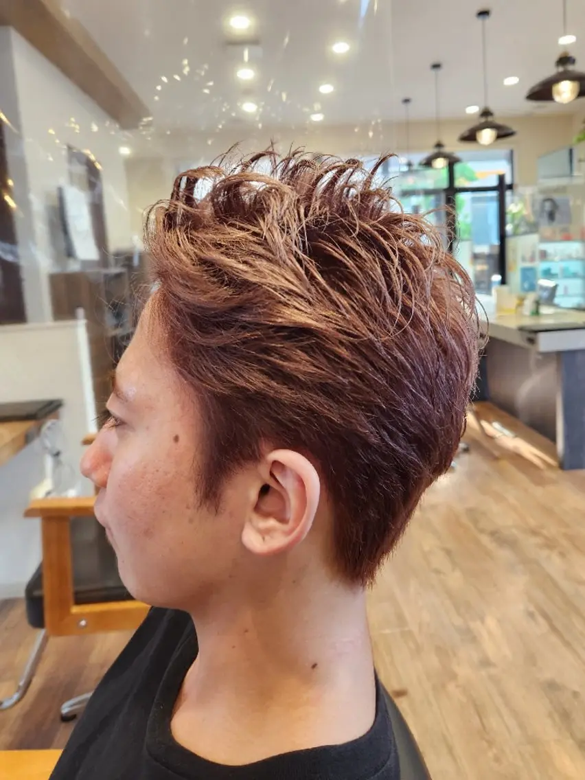 メンズ ショート 橘 莉穂のヘアスタイル