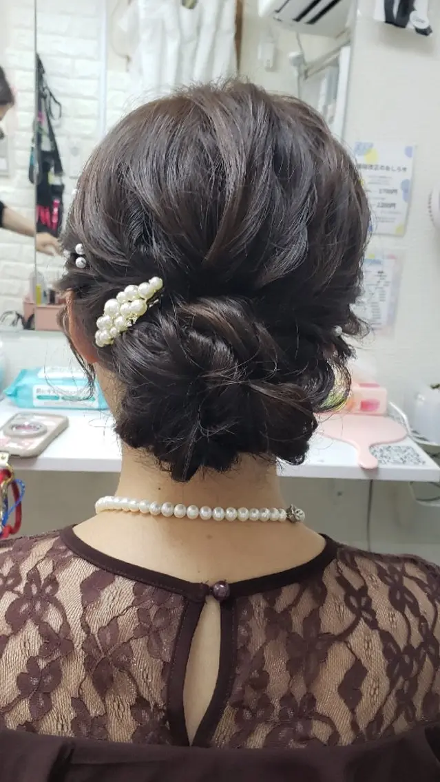 ヘアアレンジ 結婚式・ブライダル 心斎橋/セットサロン /ボイボイのヘアスタイル