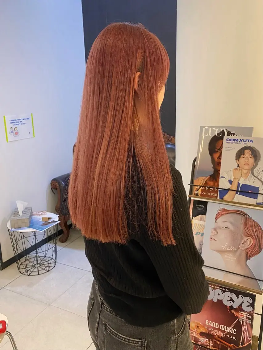 ロング カラー カット ヘアカラー トリートメント mai / linoah˚✧のヘアスタイル