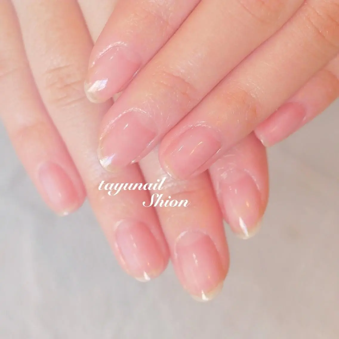 ネイル ブルー ジェルネイル パラジェル 春ネイル ネイルサロン 【たゆnail】のネイルデザイン