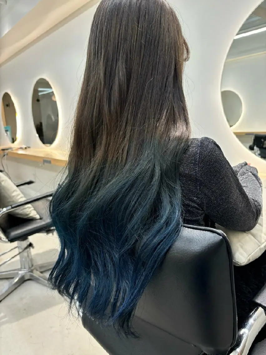 ロング カット ヘアカラー 透明感カラー×髪質改 善✨️町田築✨️のヘアスタイル