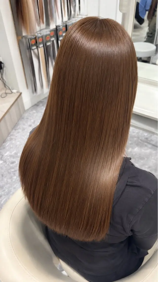 カラー 小川 翠のヘアスタイル