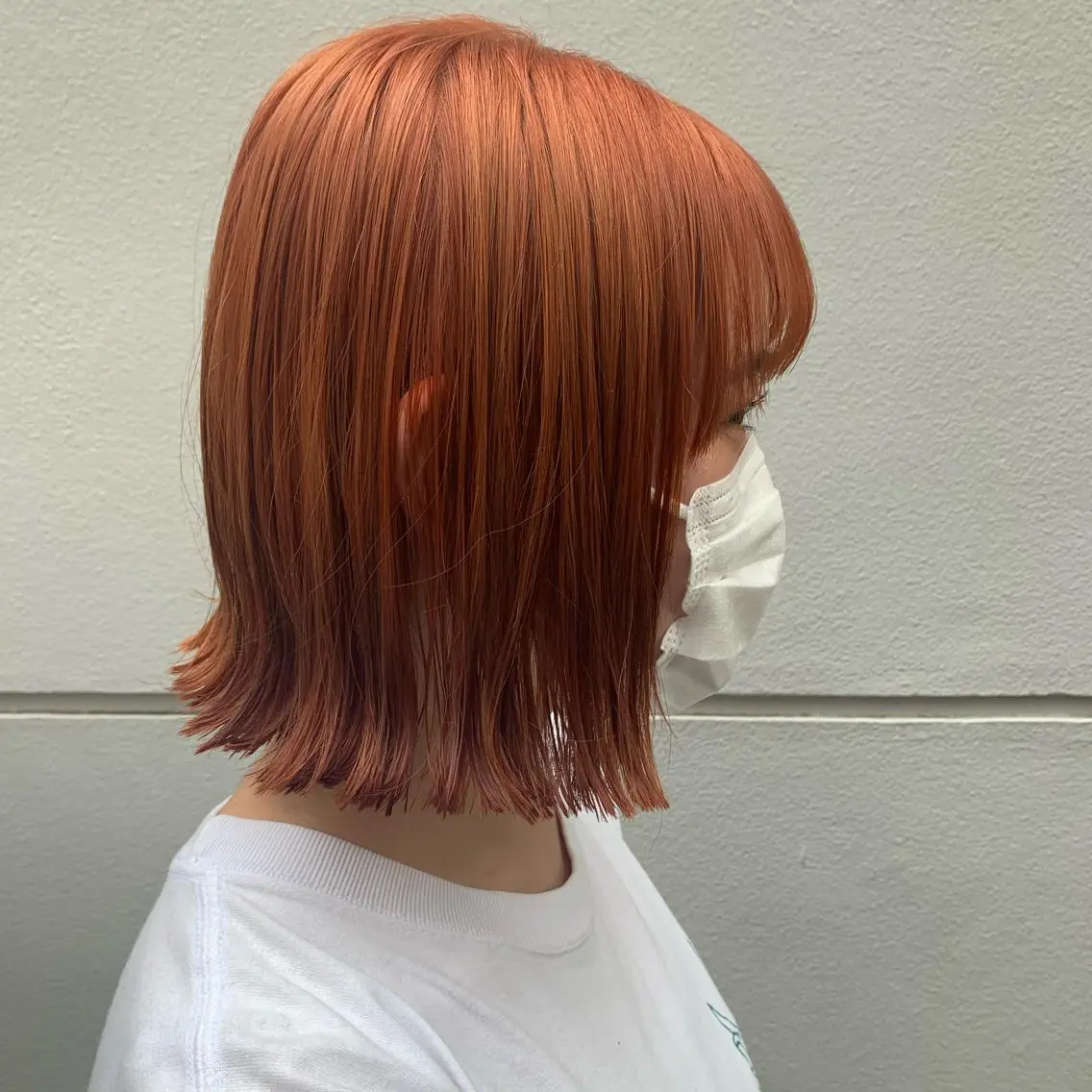 ショート カラー ヘアアレンジ カット ヘアカラー トリートメント サナ🌱 切りっぱなしボブのヘアスタイル