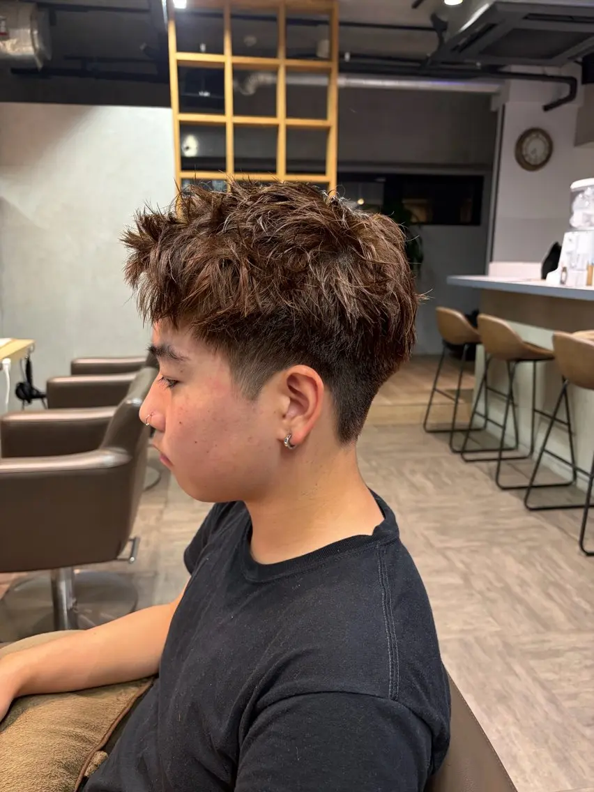 メンズ カット メンズカット パーマ飯野友喜のヘアスタイル