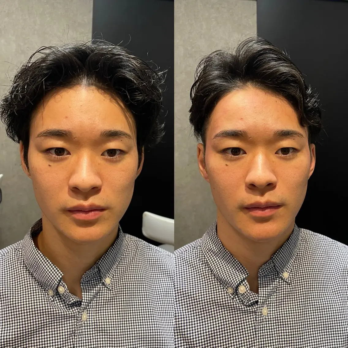 ショート パーマ カット パーマ 💈トレサンパ 💈金山駅✂︎愛実のヘアスタイル