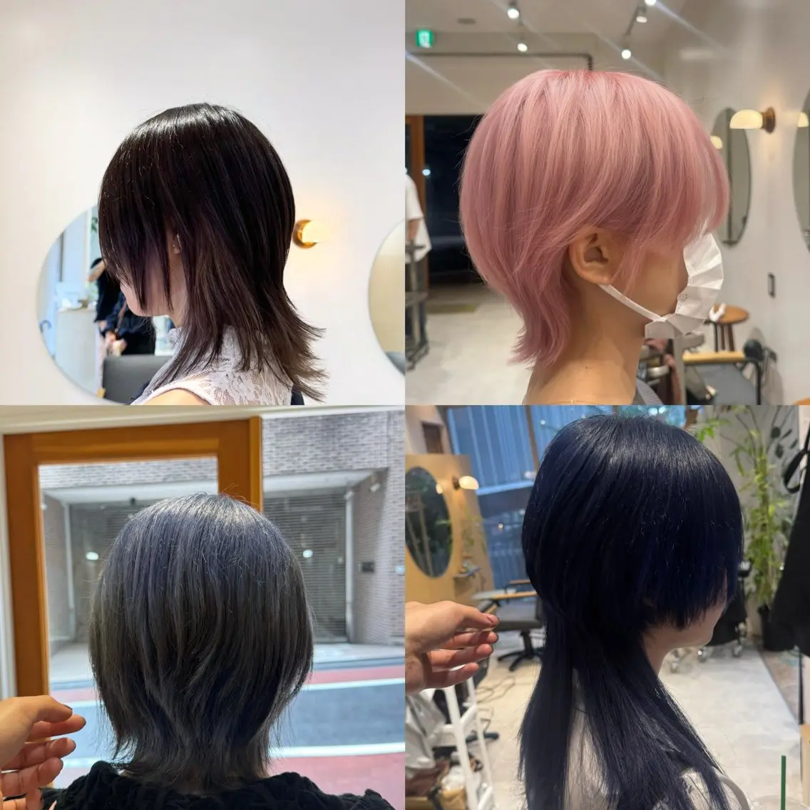 今だけ‼️✳️レディース限定ウルフ専用メニュー🐺[🫧うる艶スチームtr付き🫧]🥣ケアダブルカラー➕ウルフカットの写真