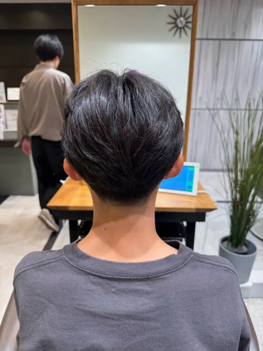 メンズ ツーブロック 刈り上げ たまプラーザ しもやまのヘアスタイル
