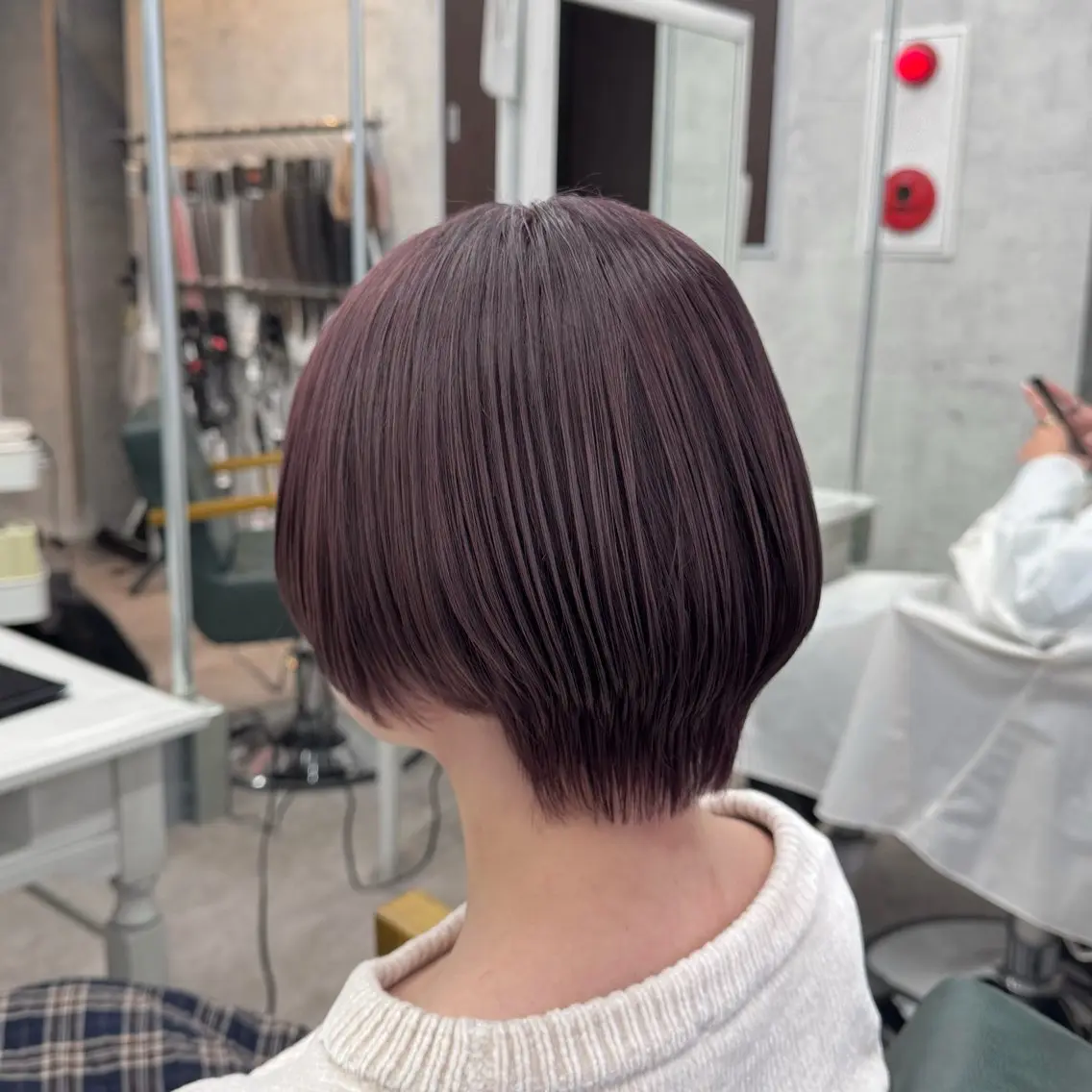 ショート カラー JUNSHIN🦋 ヘアセット／カラーのヘアスタイル