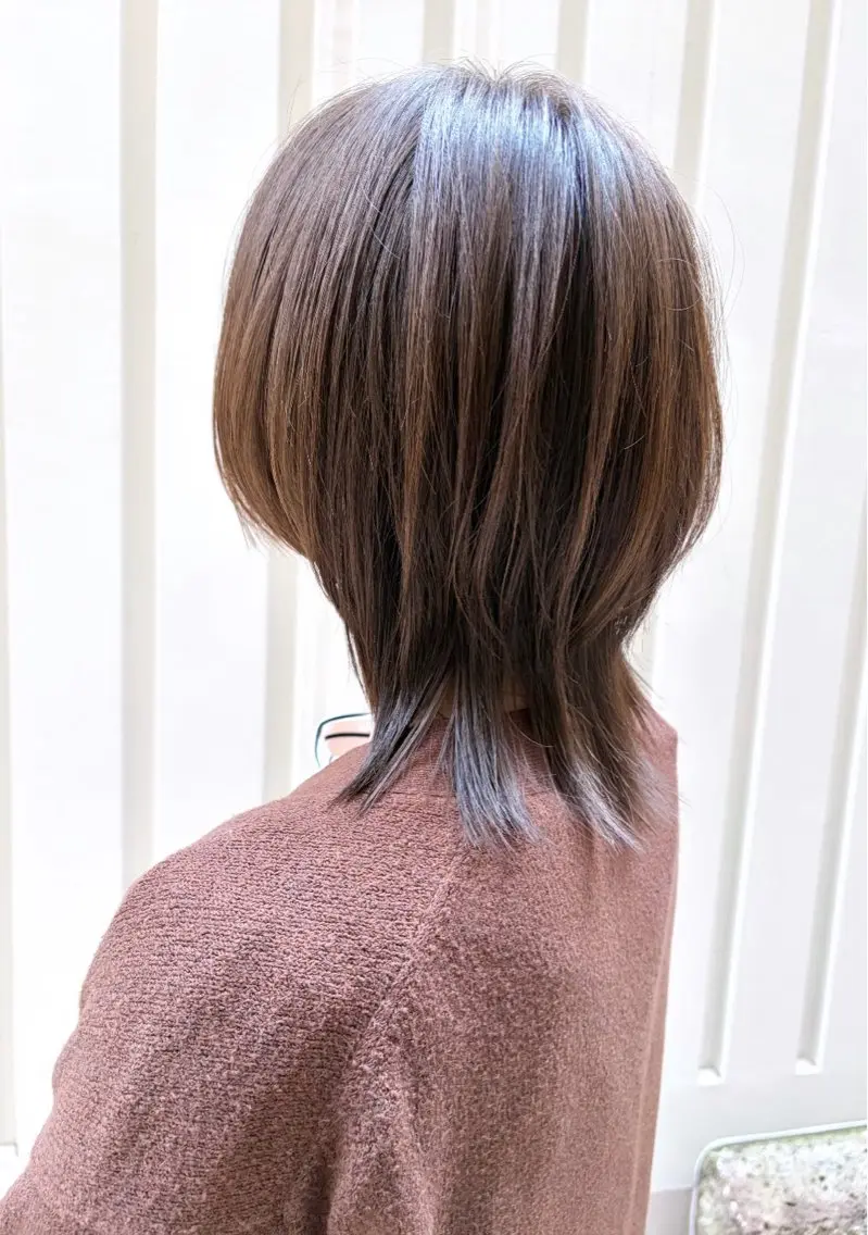 ミディアム ウルフカット 【髪質改善】 TAIGA🐯のヘアスタイル