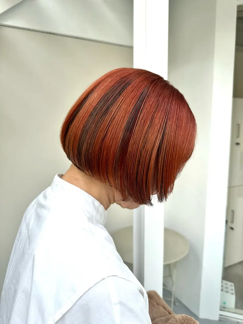 ショート カラー ハイトーン×似合わせ 🌱中川慎之介のヘアスタイル
