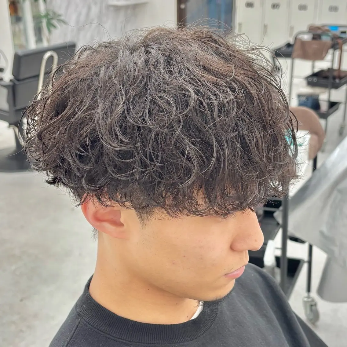 パーマ メンズ メンズパーマ 波巻きパーマ スパイラルパーマ カット パーマ SOYON船橋店 西澤元気のヘアスタイル