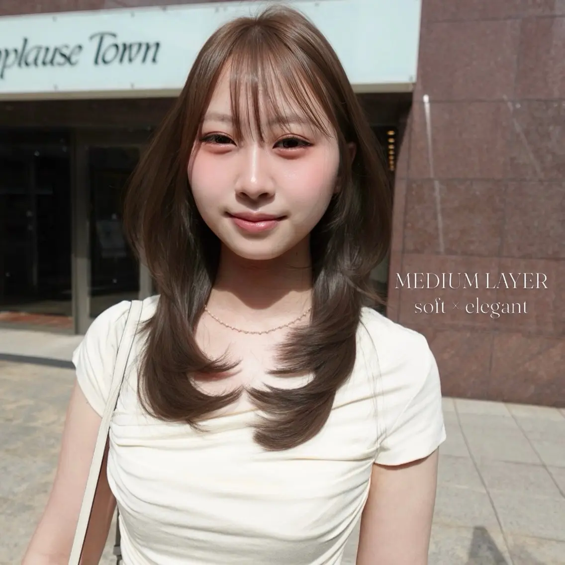 ロング カラー ヘアアレンジ 髪質改善 レイヤーカット カット ヘアカラー トリートメント 梅田|上品レイヤー RINAのヘアスタイル