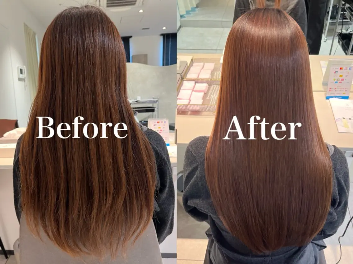 ロング パーマ 縮毛矯正 🫧美髪縮毛矯正🫧 Haruのヘアスタイル